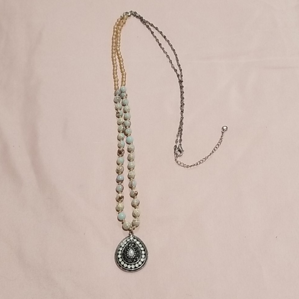 Buckle pendant necklace